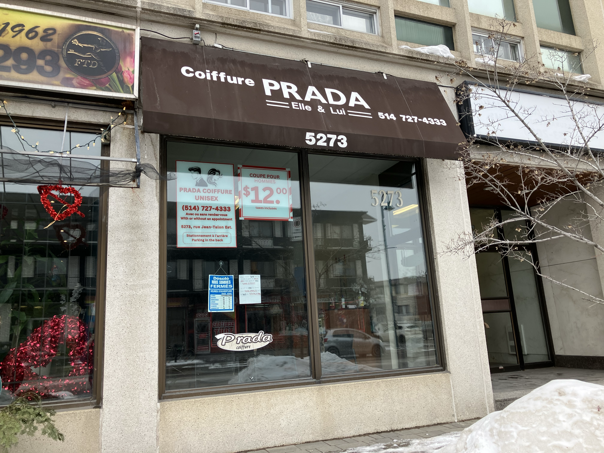 Coiffure Prada