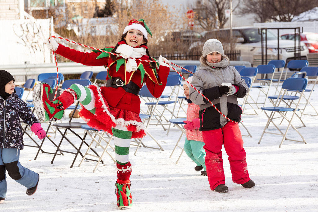 Une belle visite des lutins sur Jean-Talon Est 